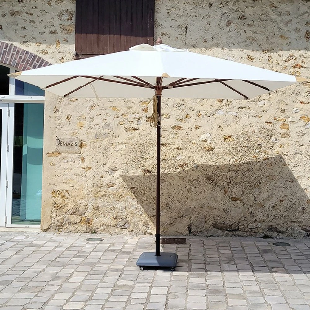 Parasol Droit 3x3 M écru Pegasia 1 Parasol Droit 3x3 M écru Pegasia