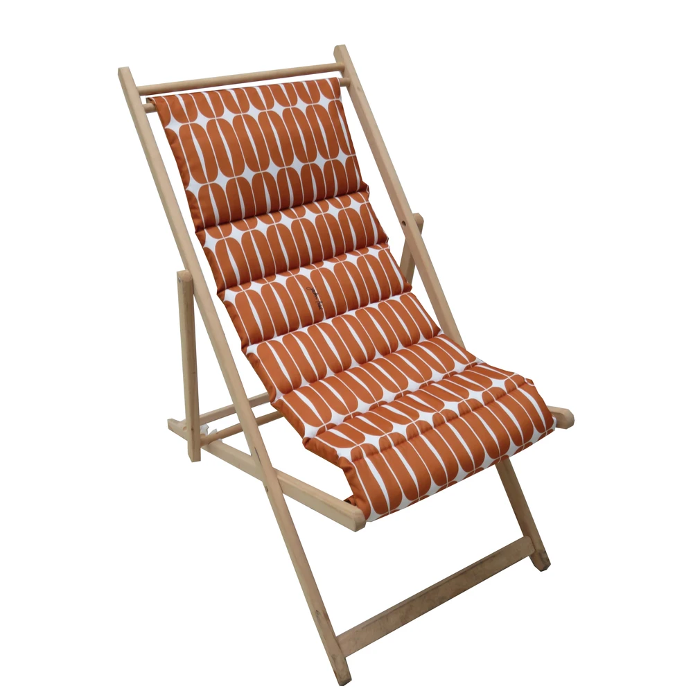 Chilienne Matelassée Vibration Ocre Rouge 55x106 H96 Cm 1 Chilienne Matelassée Vibration Ocre Rouge 55x106 H96 Cm