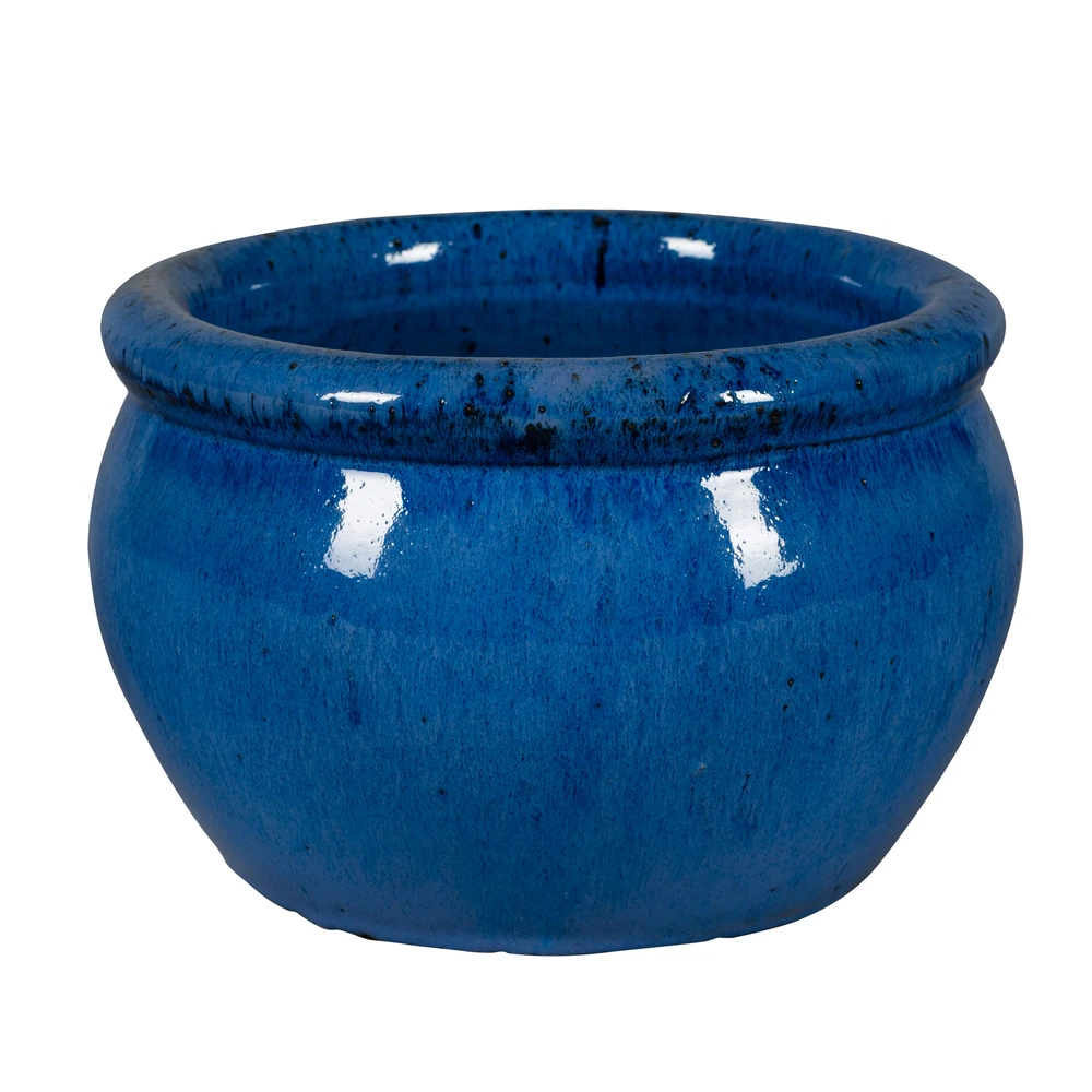 Pot Stockholm D34xH21cm, Bleu 1 Pot Stockholm D34xH21cm, Bleu