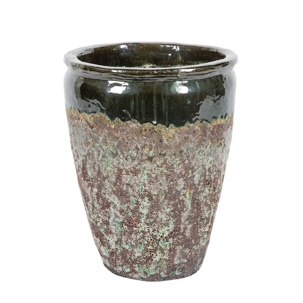 Pot Melbourne Vert, 2-06 - D25xH36cm 1 Pot Melbourne Vert, 2-06 - D25xH36cm