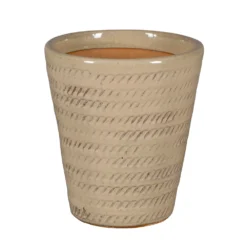 Pot Nirvana Crème - D25xH28cm