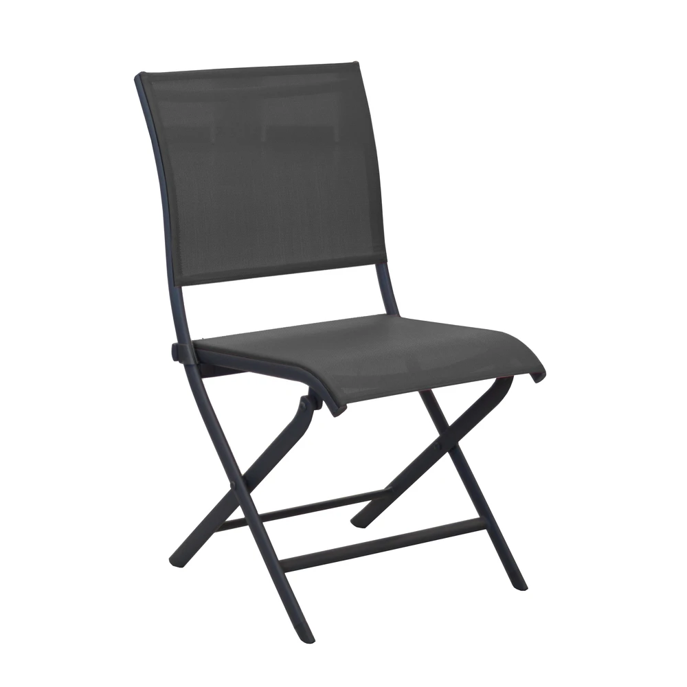 Chaise élégance Pliante Graphite 1 Chaise élégance Pliante Graphite