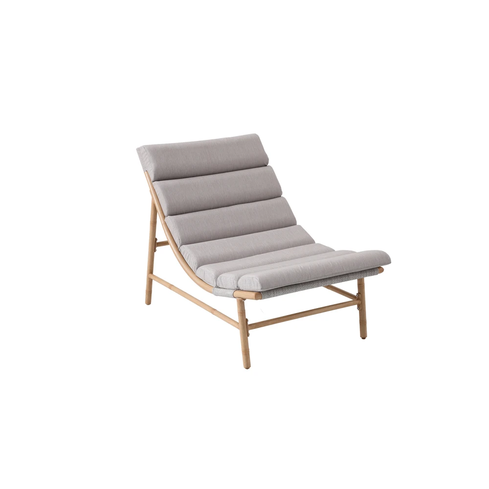 Chaise Lounge AGAPE En Aluminium Et Tissu Beige - 108,5x66,5x81,5 Cm 1 Chaise Lounge AGAPE En Aluminium Et Tissu Beige - 108,5x66,5x81,5 Cm