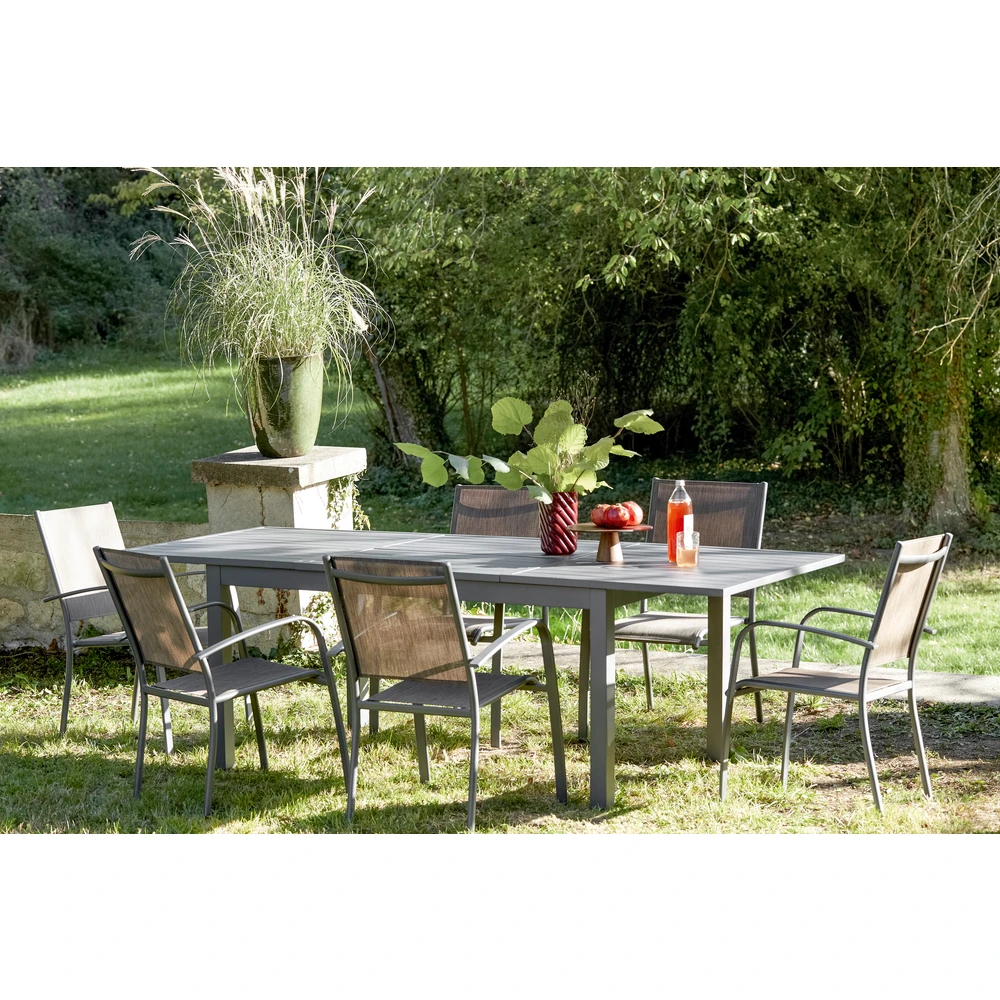 Table Extensible ATLAS En Aluminium - 160/240 Cm 2 Table Extensible ATLAS En Aluminium - 160/240 Cm – Image 2