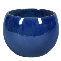 Boule émaillée Shanghai 1-01B Bleu - D.24xH.16cm