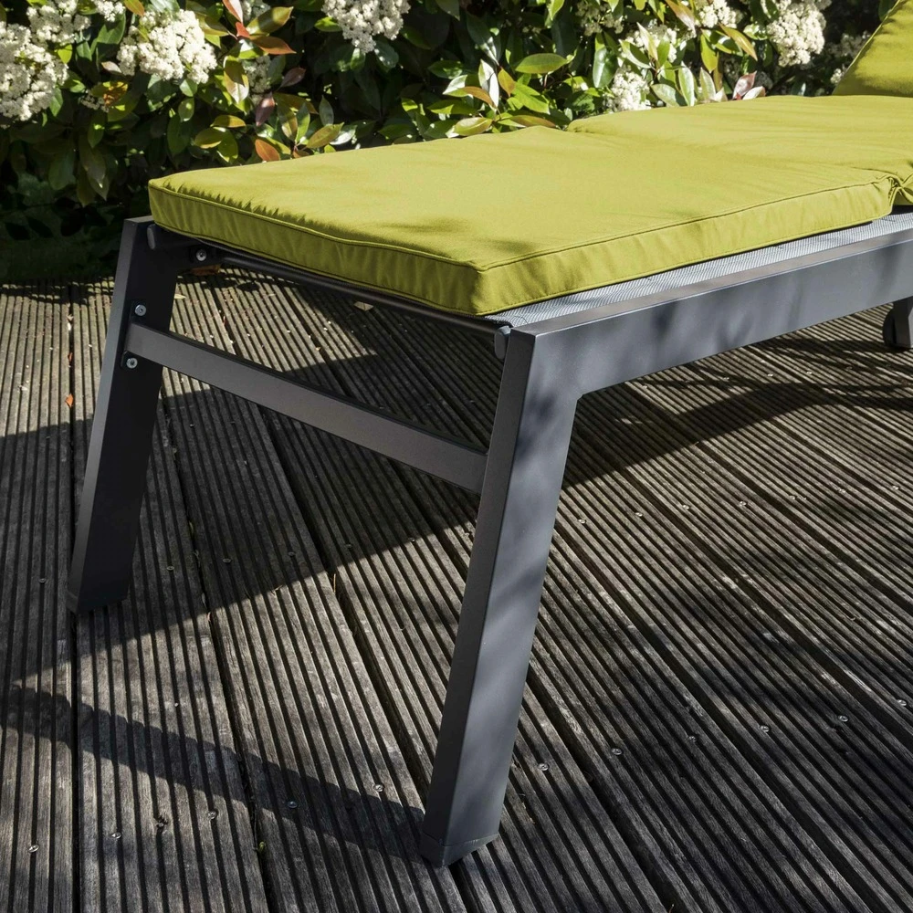 Coussin Pour Bain De Soleil Vert 186 X 53 X 5 Cm 6 Coussin Pour Bain De Soleil Vert 186 X 53 X 5 Cm – Image 6