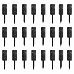 Lot De 24 Bornes Solaire à Planter