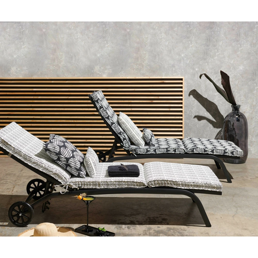 Lot De 2 Petits Coussins Polyester Blanc 40 X 20 X 8 Cm 4 Lot De 2 Petits Coussins Polyester Blanc 40 X 20 X 8 Cm – Image 4