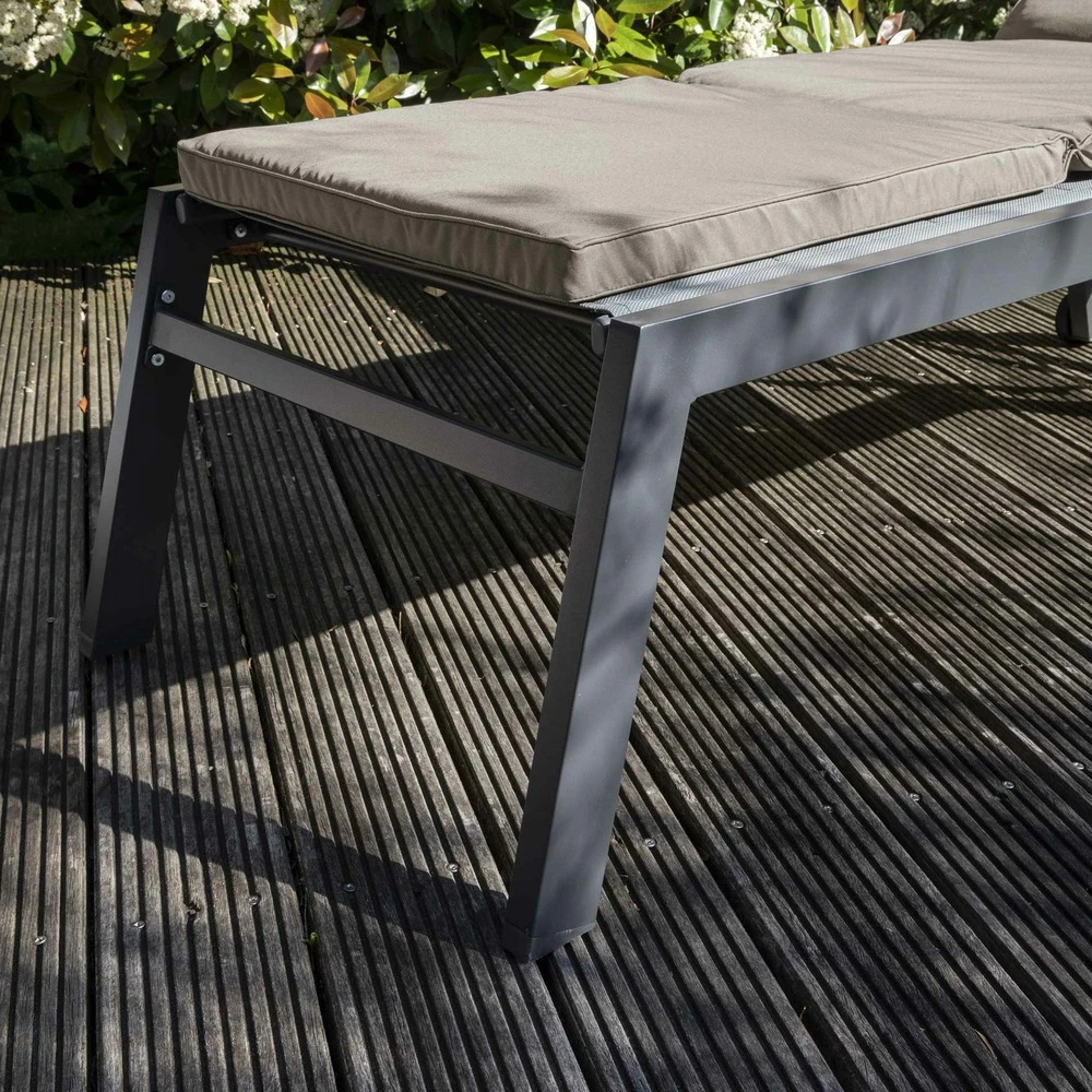 Coussin Bain De Soleil 186 X 53 X 5 Cm Taupe 6 Coussin Bain De Soleil 186 X 53 X 5 Cm Taupe – Image 6