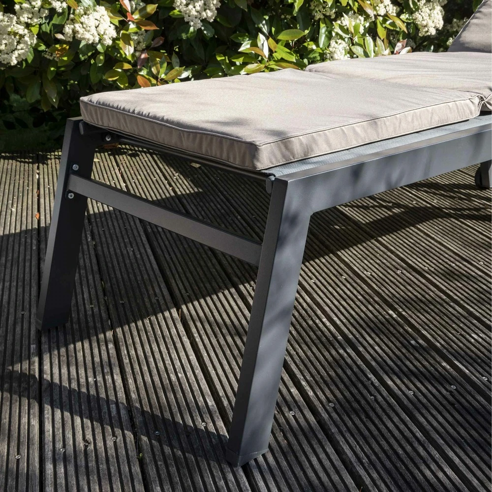 Coussin Bain De Soleil Polyester écru 186x53x5 Cm 6 Coussin Bain De Soleil Polyester écru 186x53x5 Cm – Image 6