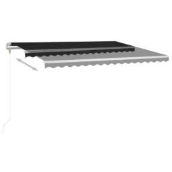 VIDAXL Auvent Manuel Rétractable Avec Led 4x3 M Anthracite 11 VIDAXL Auvent Manuel Rétractable Avec Led 4x3 M Anthracite -Konst Decor Magasin 1de7fd8e3dff639b