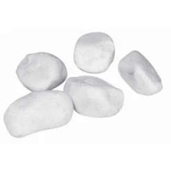 Galets De Marbre 40/60mm, Blanc - 25 Kg