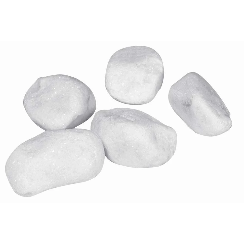 Galets De Marbre 40/60mm, Blanc - 25 Kg 1 Galets De Marbre 40/60mm, Blanc - 25 Kg