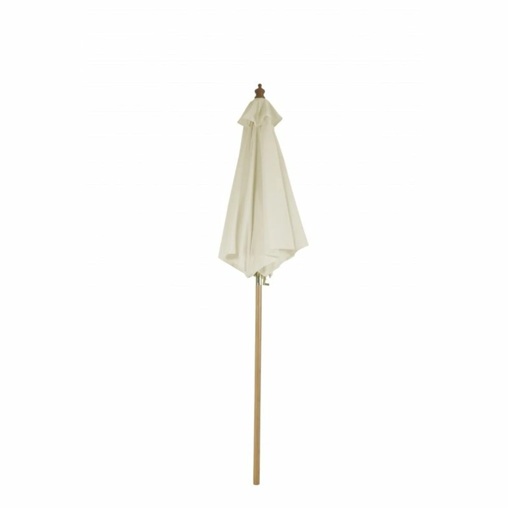 Parasol Droit Reva En Bambou Contreplaqué Et Tissu Beige Clair 5 Parasol Droit Reva En Bambou Contreplaqué Et Tissu Beige Clair – Image 5