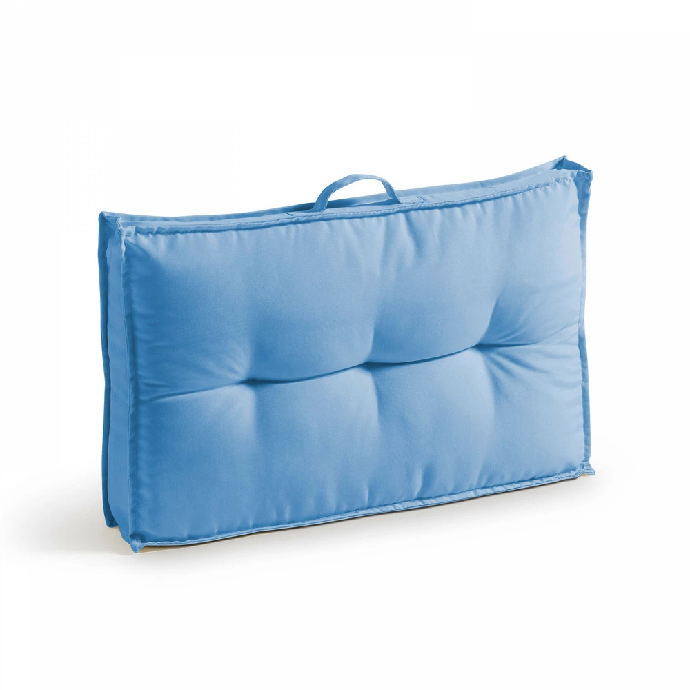 Coussin Palette Dossier Polyester Bleu 60 X 40 X 12 Cm 1 Coussin Palette Dossier Polyester Bleu 60 X 40 X 12 Cm