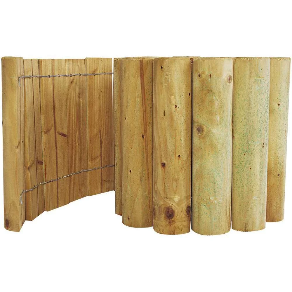 Bordure Rouleau Eco, En Bois - L. 200 X H. 30 Cm 2 Bordure Rouleau Eco, En Bois - L. 200 X H. 30 Cm – Image 2