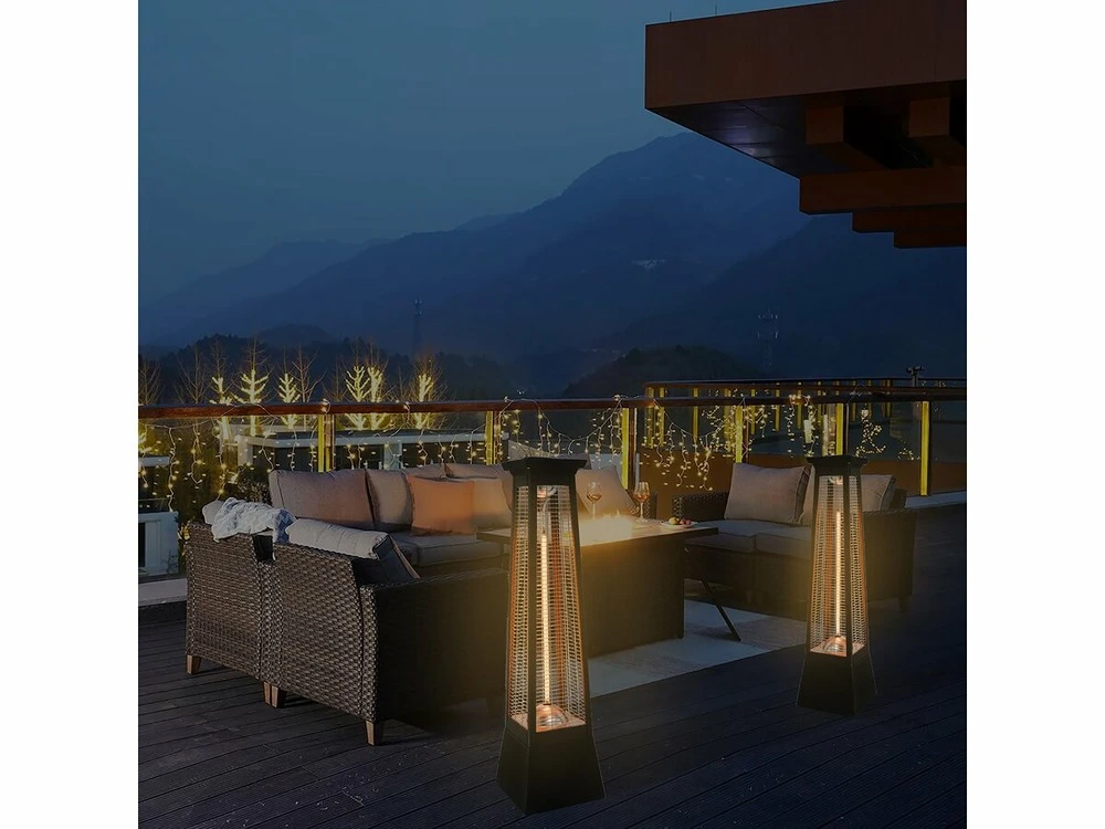 Chauffage électrique Radiant En Fibre De Carbone "volcano" - 2000w - Noir 2 Chauffage électrique Radiant En Fibre De Carbone "volcano" - 2000w - Noir – Image 2