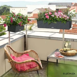 LECHUZA Jardinière Balconera Cottage En Plastique Granit - 79x19x19 Cm 13 LECHUZA Jardinière Balconera Cottage En Plastique Granit - 79x19x19 Cm -Konst Decor Magasin 340843 013
