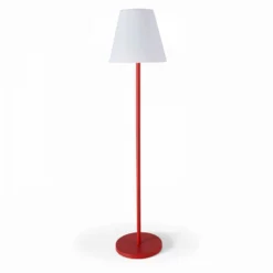 Lampadaire En Acier Rouge