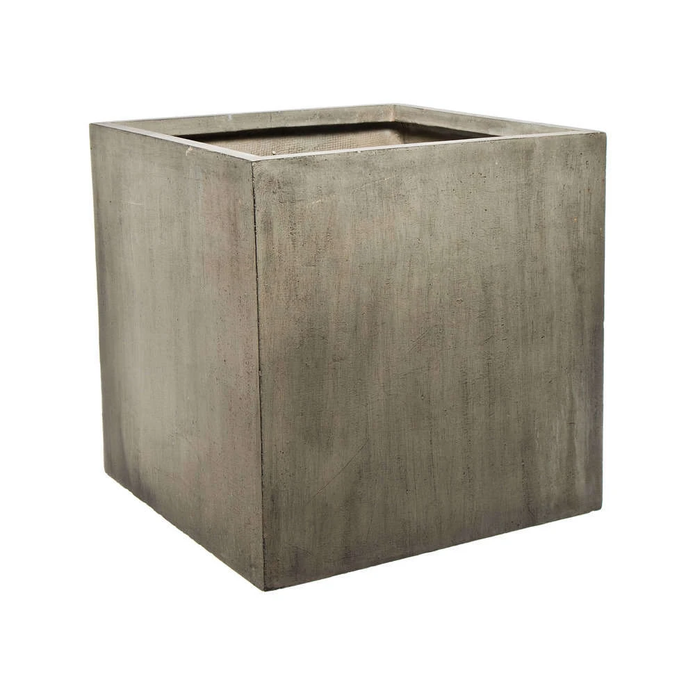 Cube Jin, Gris Ciment L. 60 X L. 60 X H. 60 Cm 2 Cube Jin, Gris Ciment L. 60 X L. 60 X H. 60 Cm – Image 2
