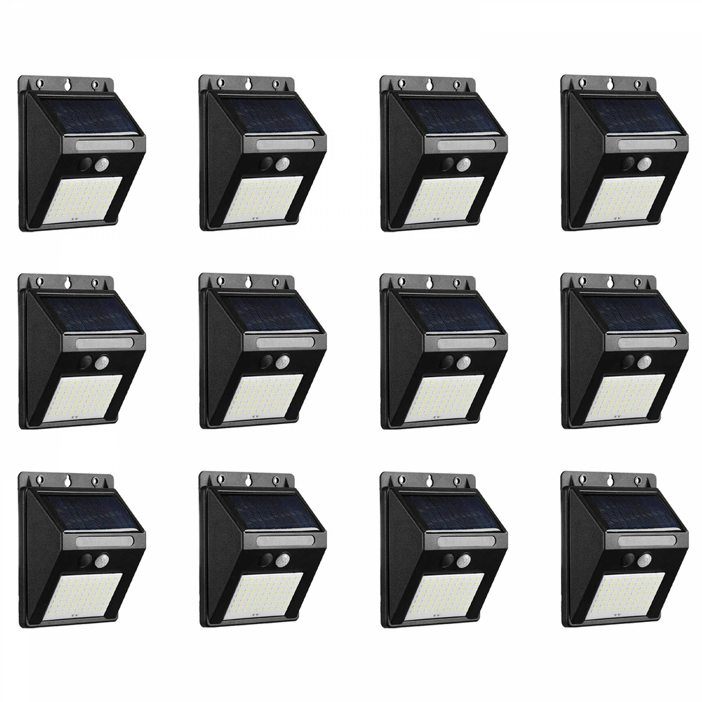 Lot De 12 Appliques Solaire Led Mural 1 Lot De 12 Appliques Solaire Led Mural