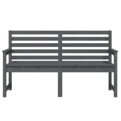 VIDAXL Banc De Jardin Gris 159,5x48x91,5 Cm Bois Massif De Pin 10 VIDAXL Banc De Jardin Gris 159,5x48x91,5 Cm Bois Massif De Pin -Konst Decor Magasin 456236b86b2adabd