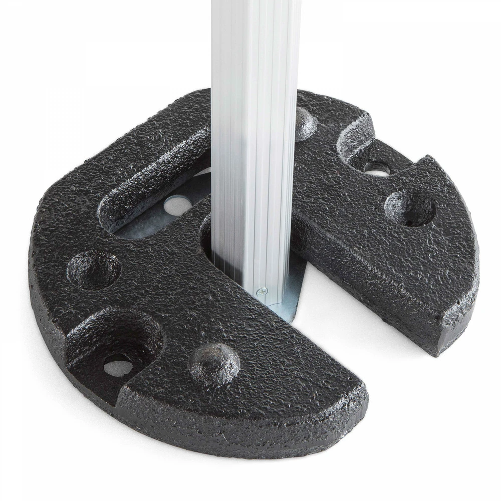 Tente Pliante 4x4m Et 4 Poids De Lestage Gris 5 Tente Pliante 4x4m Et 4 Poids De Lestage Gris – Image 5