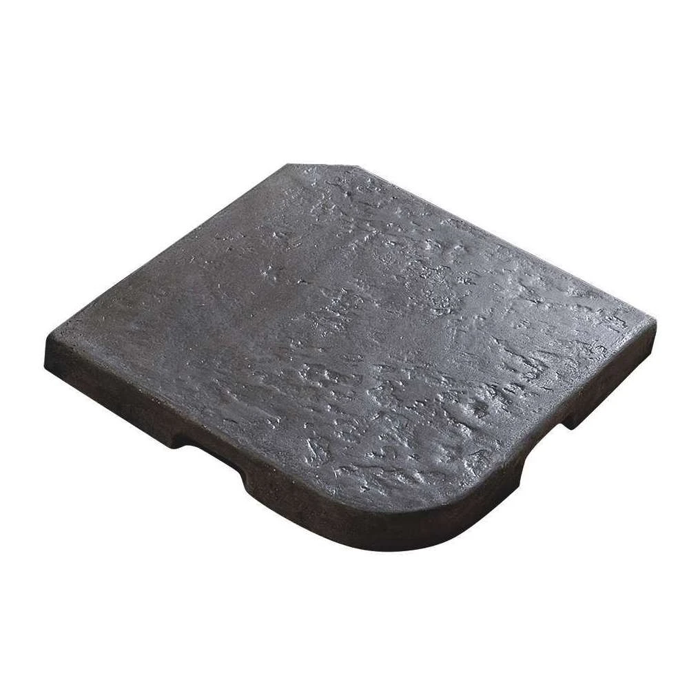 Dalle Piètement Parasol En Pierre, Anthracite L. 46x46 Cm (21.5 Kg) 1 Dalle Piètement Parasol En Pierre, Anthracite L. 46x46 Cm (21.5 Kg)