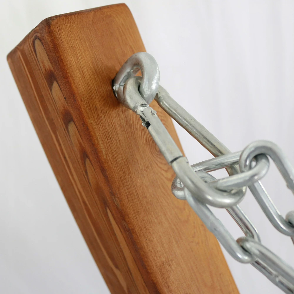 Hamac Sur Pied En Bois Noir 2 Hamac Sur Pied En Bois Noir – Image 2