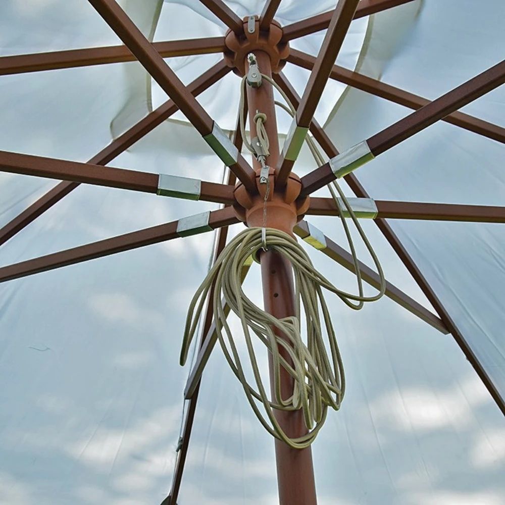 Parasol Droit 3x3 M écru Pegasia 4 Parasol Droit 3x3 M écru Pegasia – Image 4