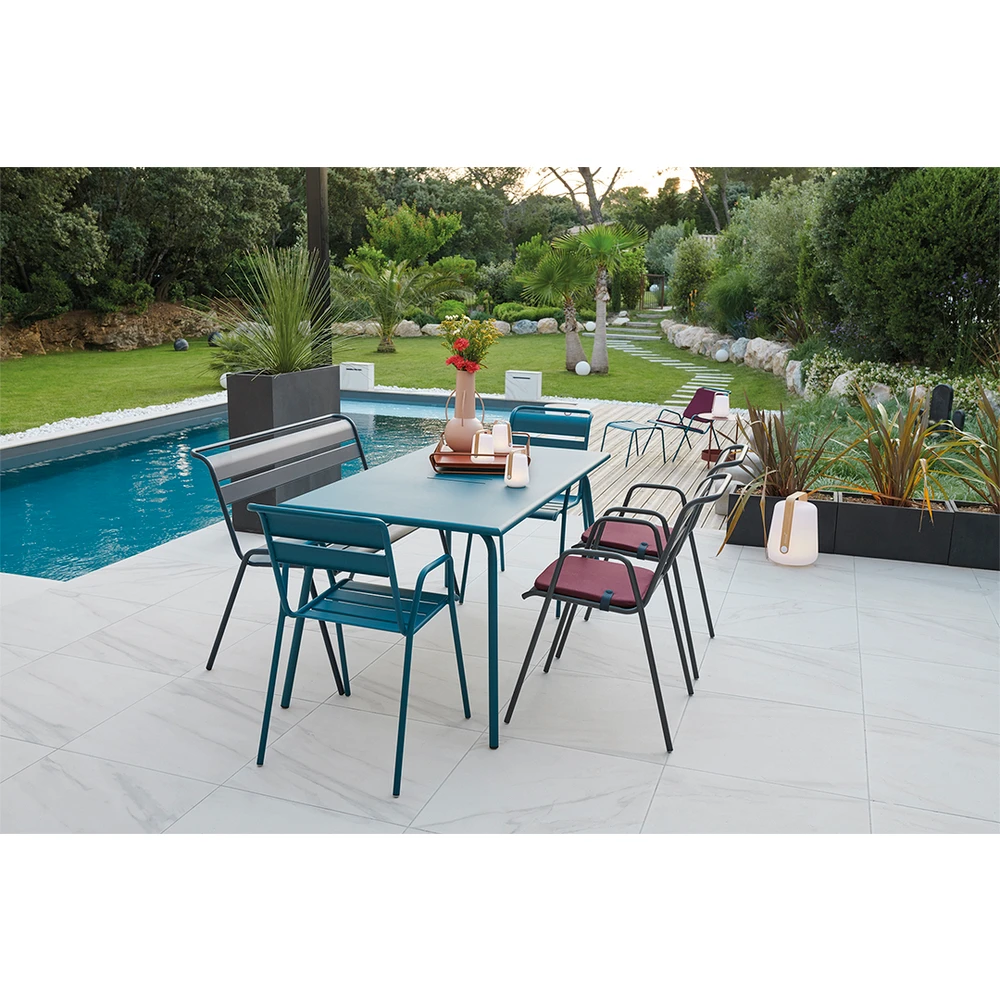 Fauteuil De Jardin Bridge MONCEAU Carbone En Acier - 64,5x52x85 Cm 2 Fauteuil De Jardin Bridge MONCEAU Carbone En Acier - 64,5x52x85 Cm – Image 2