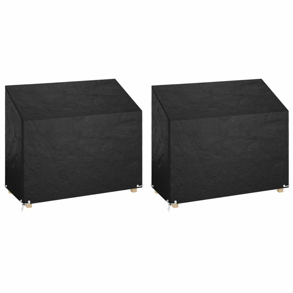 VIDAXL Housses De Banc De Jardin 2 Pcs 8 œillets 160x70x70/88 Cm Pe 1 VIDAXL Housses De Banc De Jardin 2 Pcs 8 œillets 160x70x70/88 Cm Pe