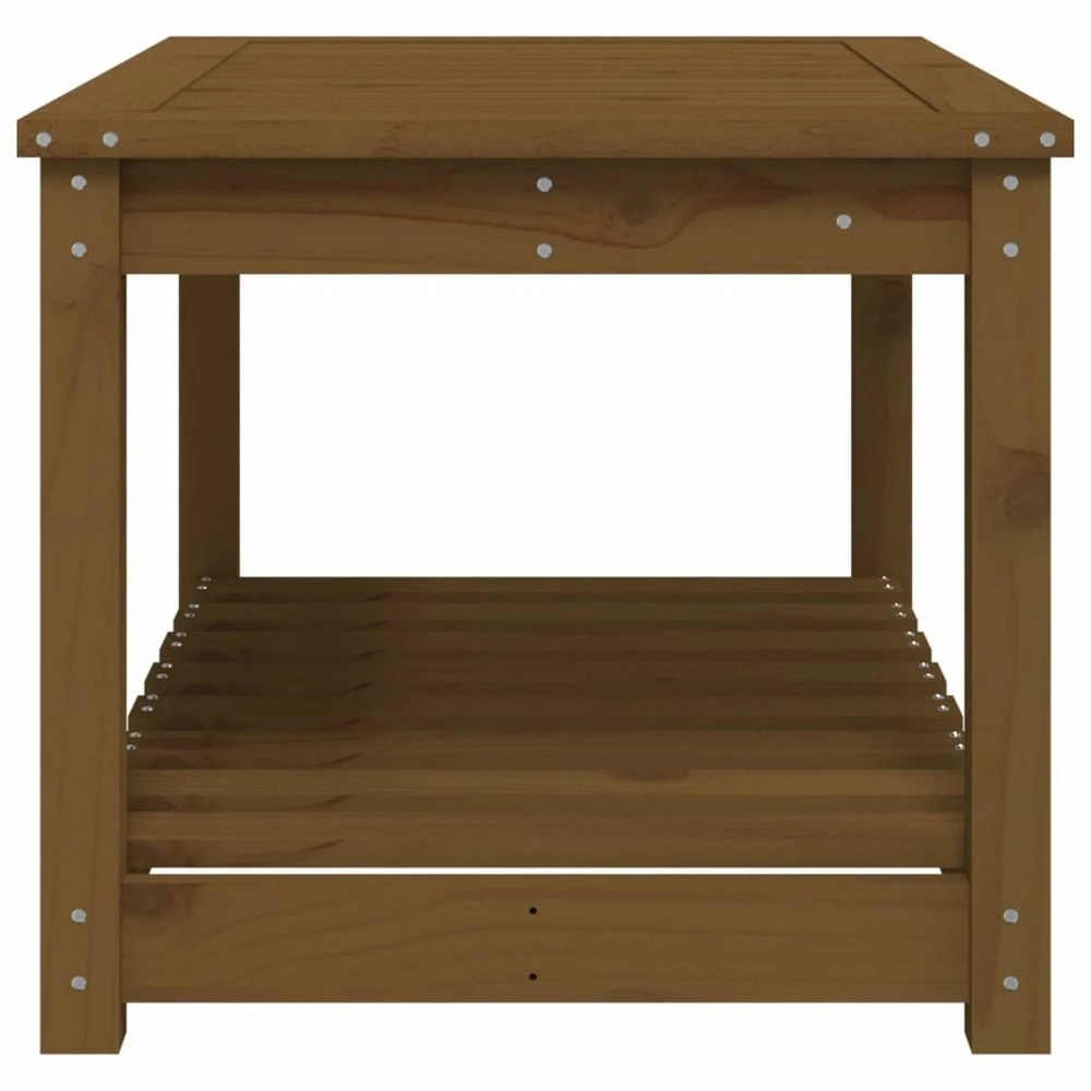 VIDAXL Table De Jardin Marron Miel 82,5x50,5x45 Cm Bois Massif De Pin 6 VIDAXL Table De Jardin Marron Miel 82,5x50,5x45 Cm Bois Massif De Pin – Image 6