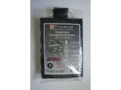 Housse De Protection Pour Table Rectangulaire + Chaises 240 X 170 X 85 Cm - Noir 6 Housse De Protection Pour Table Rectangulaire + Chaises 240 X 170 X 85 Cm - Noir -Konst Decor Magasin 62703794c80fe3.87237424