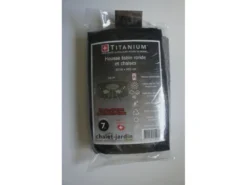 Housse De Protection Pour Table Ronde + Chaises 250 X 250 X 85 Cm - Noir -Konst Decor Magasin 62703796b95c16.57316905