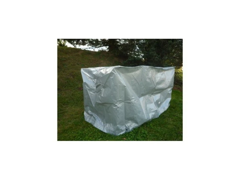 Housse De Protection Pour Barbecue Rectangulaire - Argent - 125x70x70 Cm 2 Housse De Protection Pour Barbecue Rectangulaire - Argent - 125x70x70 Cm – Image 2