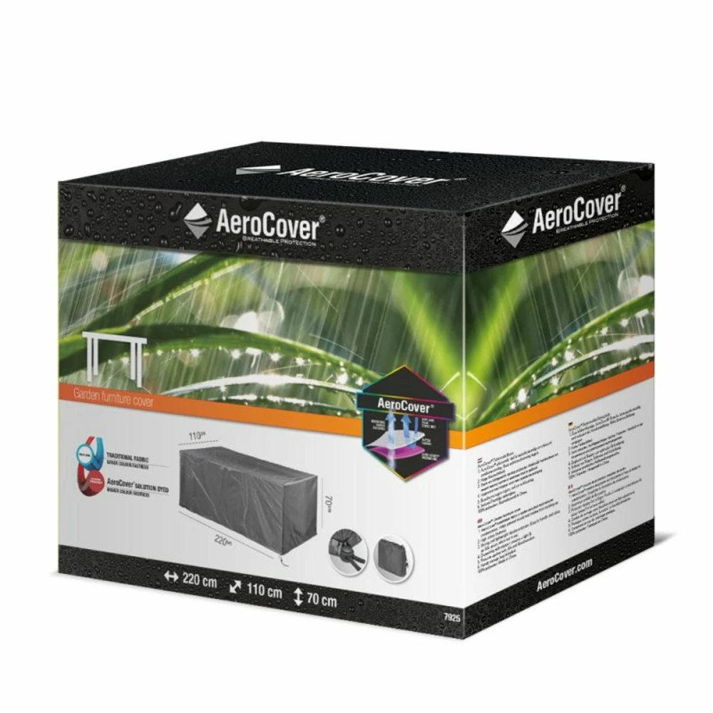 Aerocover Housse De Protection Pour Table Rectangulaire L220 Cm 5 Aerocover Housse De Protection Pour Table Rectangulaire L220 Cm – Image 5