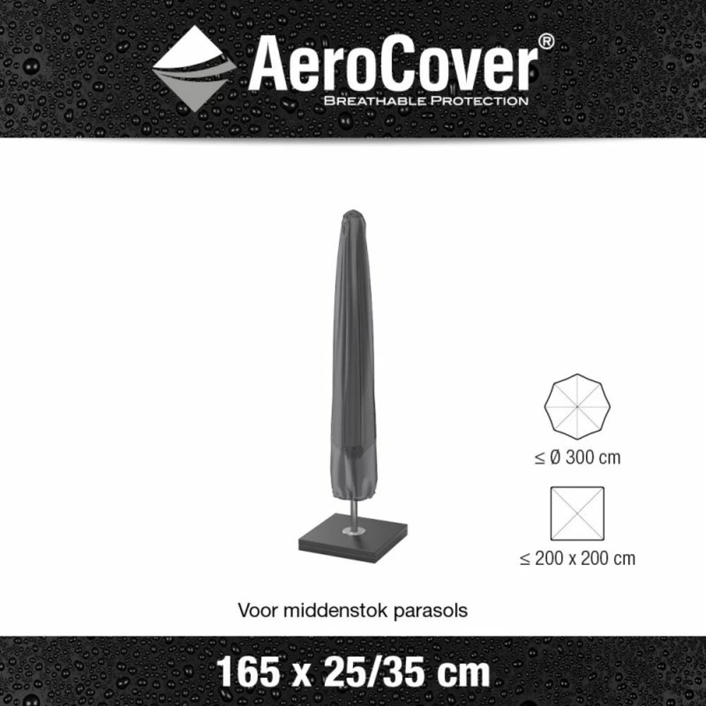 Aerocover Housse De Protection Pour Parasols Droits 3 Aerocover Housse De Protection Pour Parasols Droits – Image 3