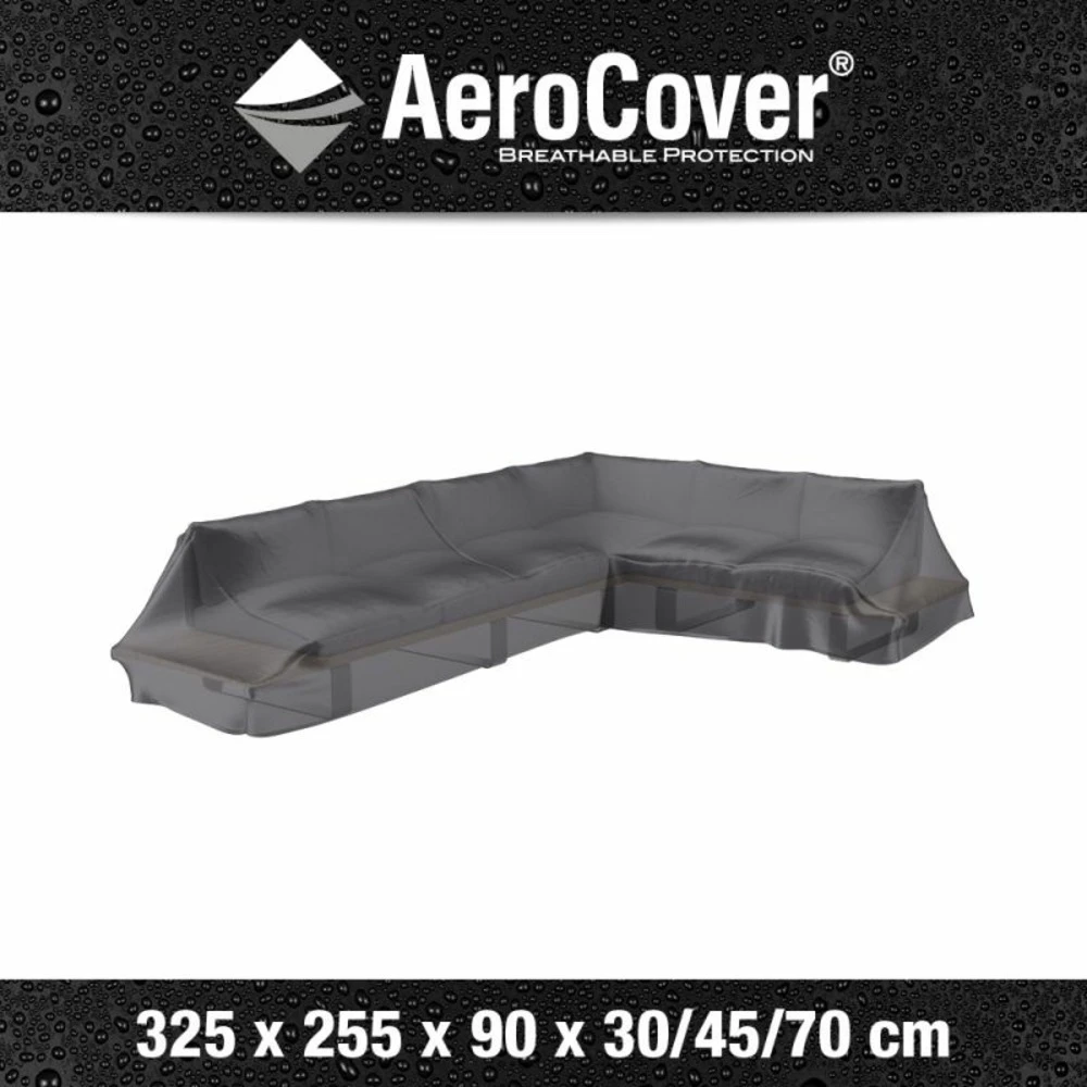 Aerocover Housse De Protection Pour Salon De Jardin Angle L325 Cm 3 Aerocover Housse De Protection Pour Salon De Jardin Angle L325 Cm – Image 3