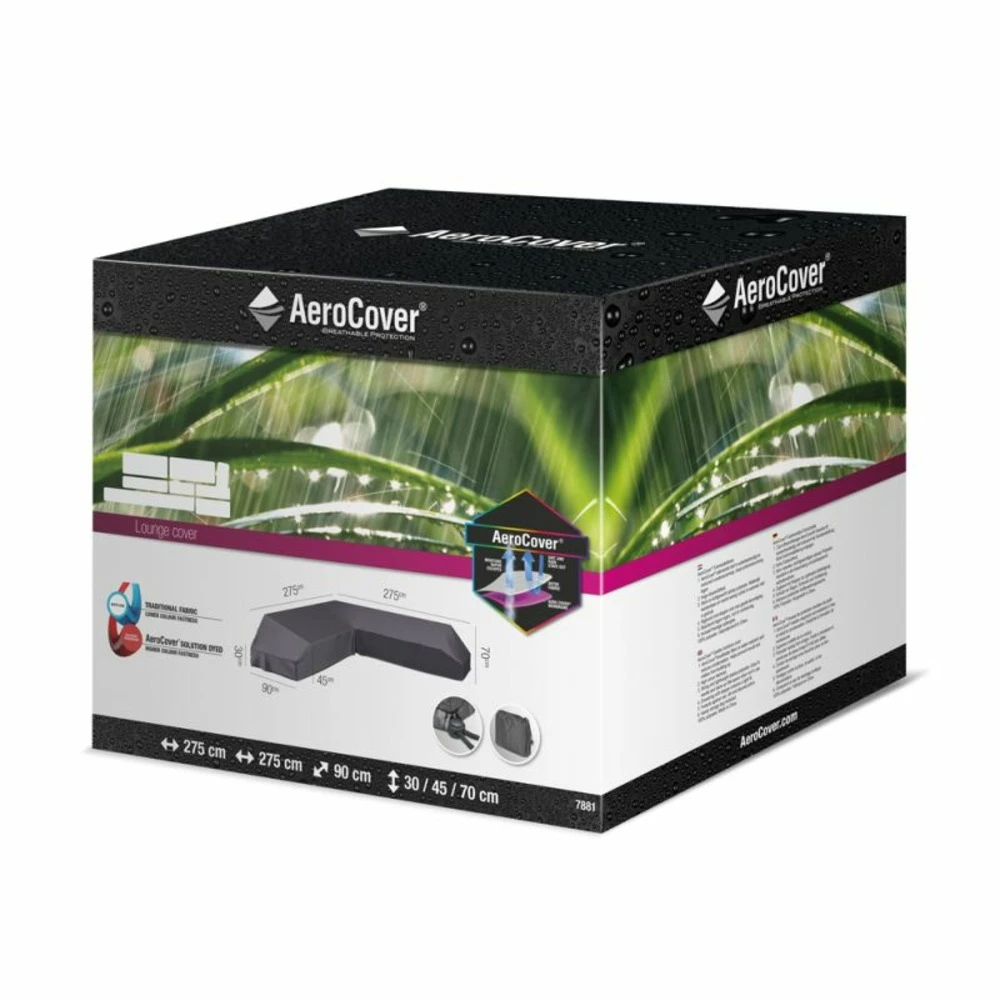 Aerocover Housse De Protection Pour Salon Jardin D'angle L275 Cm 4 Aerocover Housse De Protection Pour Salon Jardin D'angle L275 Cm – Image 4