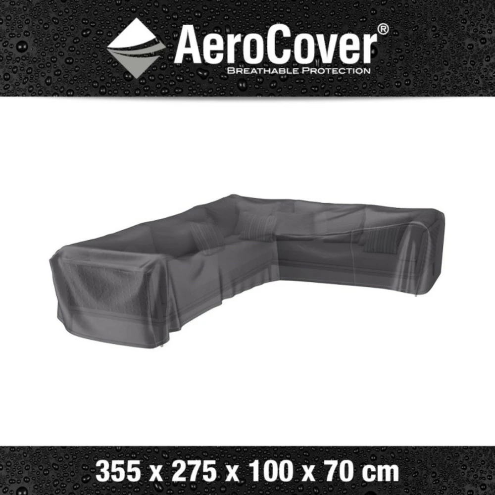 Aerocover Housse De Protection Pour Salon De Jardin D'angle L355 Cm 3 Aerocover Housse De Protection Pour Salon De Jardin D'angle L355 Cm – Image 3