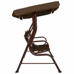 VIDAXL Balancelle Pour Enfants Marron 115x75x110 Cm Tissu -Konst Decor Magasin 6310a24c239d19.77515672