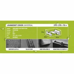 Madison Housse De Meubles D'extérieur 275 X 275 X 70 Cm Gris 13 Madison Housse De Meubles D'extérieur 275 X 275 X 70 Cm Gris -Konst Decor Magasin 6364b916a6ccb6.64204741