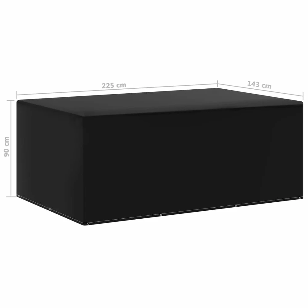VIDAXL Housse De Salon De Jardin 7 œillets 143x225x90 Cm 5 VIDAXL Housse De Salon De Jardin 7 œillets 143x225x90 Cm – Image 5