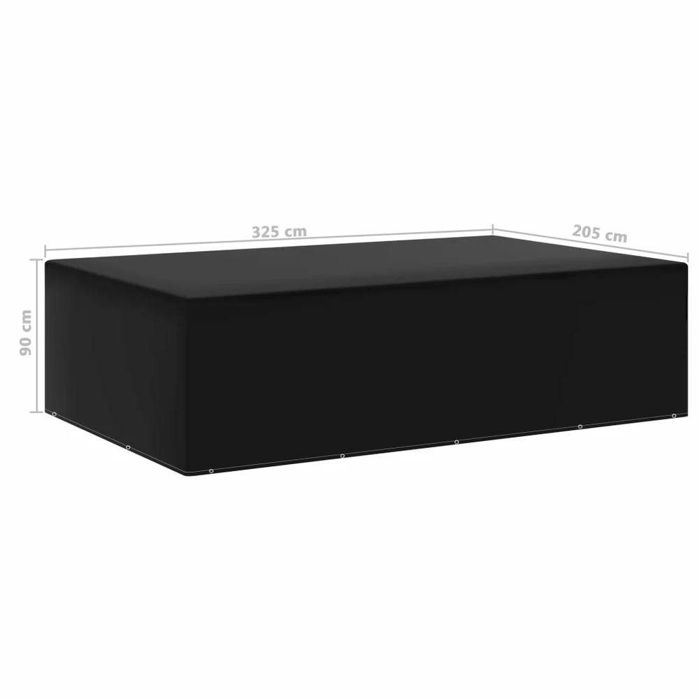 VIDAXL Housse De Salon De Jardin 12 œillets 205x325x90 Cm 5 VIDAXL Housse De Salon De Jardin 12 œillets 205x325x90 Cm – Image 5