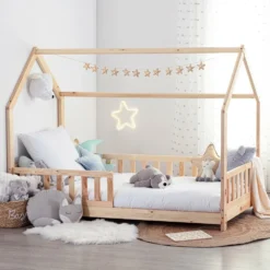 ATMOSPHERA Lit Cabane En Bois Pour Enfant Bosco De 90 X 190 Cm 5 ATMOSPHERA Lit Cabane En Bois Pour Enfant Bosco De 90 X 190 Cm -Konst Decor Magasin 6378fda902d5b6.61314233