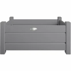 Bacs à Fleurs Rectangulaires (lot De 2) Gris 6 Bacs à Fleurs Rectangulaires (lot De 2) Gris -Konst Decor Magasin 63ce8f5f8bedb4.64977690