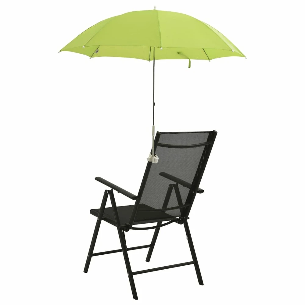 VIDAXL Parasols De Chaise De Camping 2 Pcs Vert 105 Cm 3 VIDAXL Parasols De Chaise De Camping 2 Pcs Vert 105 Cm – Image 3