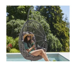 Canberra - Fauteuil De Jardin Suspendu - Gris Anthracite 5 Canberra - Fauteuil De Jardin Suspendu - Gris Anthracite -Konst Decor Magasin 63d4eb68726f94.74678643