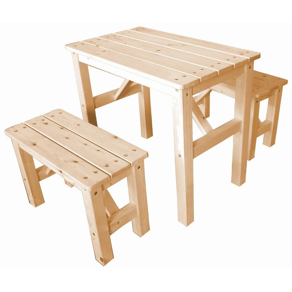 Ensemble Table Et Chaise Enfant En Bois- Table Enfant Avec 2 Chaises - H51x60x36 Cm - M014 1 Ensemble Table Et Chaise Enfant En Bois- Table Enfant Avec 2 Chaises - H51x60x36 Cm - M014